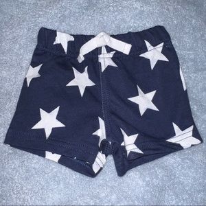 🍄 Carter’s Baby Boys Size 3 months New NWOT Shorts Stars 4th of July